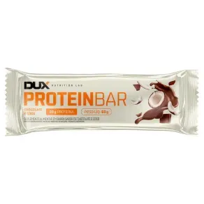 Barra de Proteina DUX Protein Bar 20g Proteina Sabor Chocolate e Coco 60g